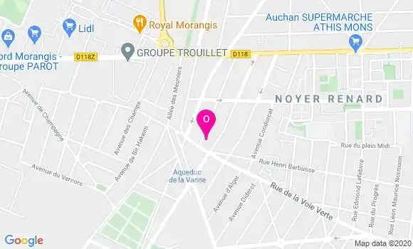 Localisation Mariette Marcovici