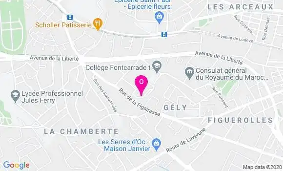 Localisation Justine Barbaut Lapiere