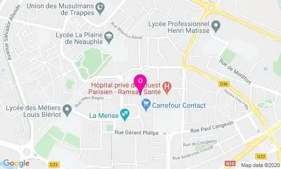 Localisation Nadine Visset