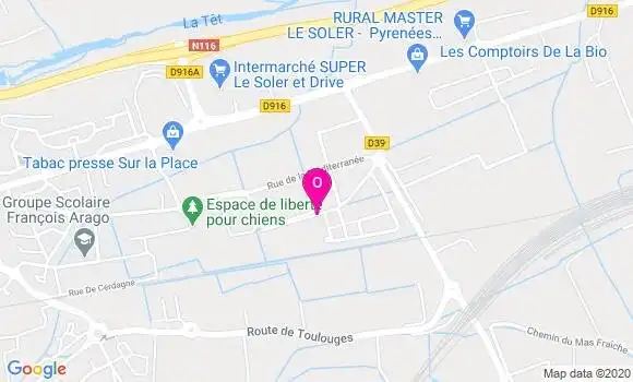 Localisation Christine Guarinos