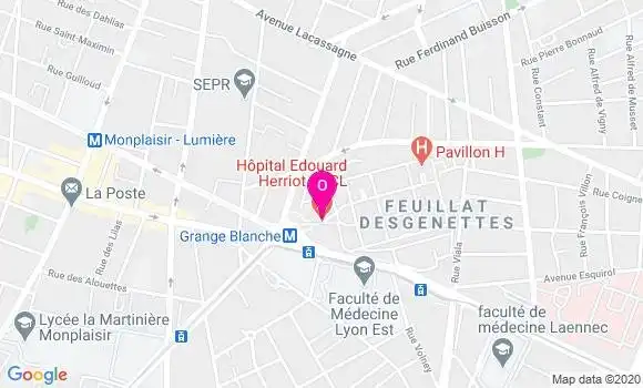 Localisation Annie Sevain