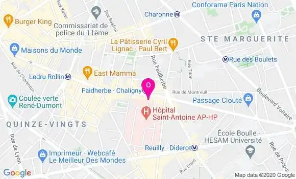 Localisation Emma Gentric