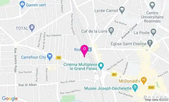 Localisation Madeleine Carrelet