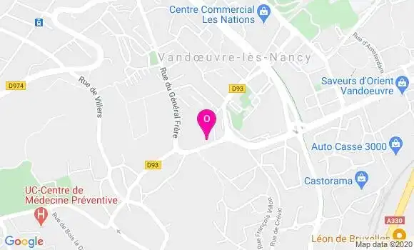 Localisation Annick Claudin