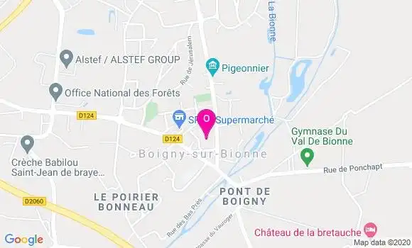 Localisation Claire Lejeune Debray