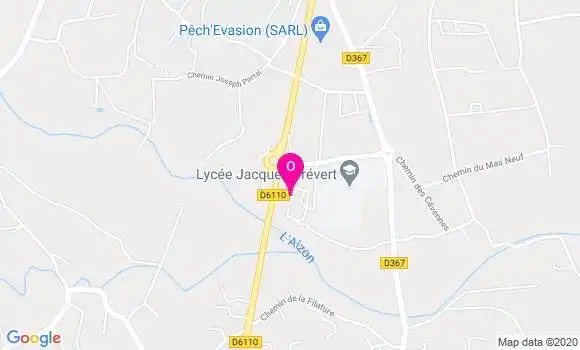 Localisation Nadine Teyssier