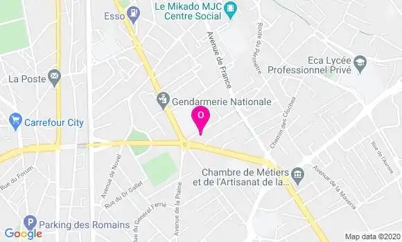 Localisation Benedicte Pin Bouchex