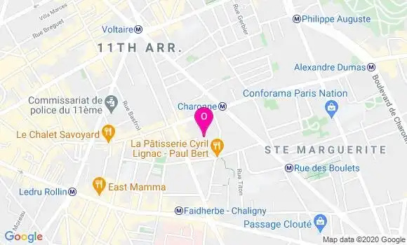 Localisation Pierrette Mouro