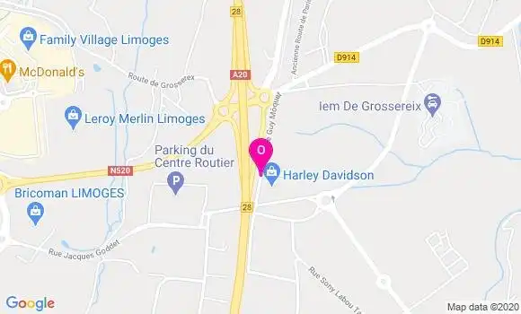 Localisation M Christine Simon