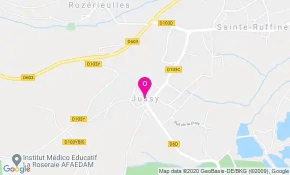 Localisation Chantal Montinet