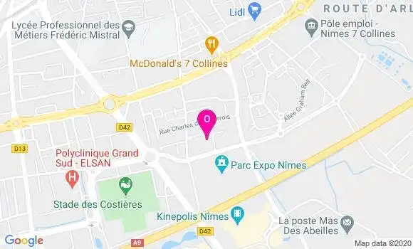 Localisation Genevieve Martin
