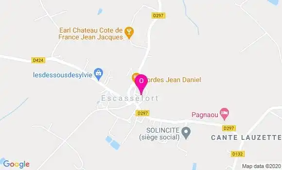 Localisation Claire Bergeret