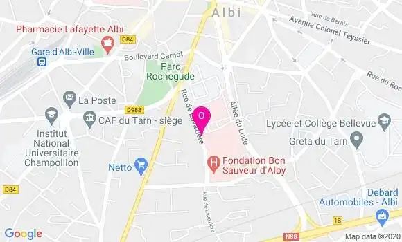 Localisation Odile Perrazi