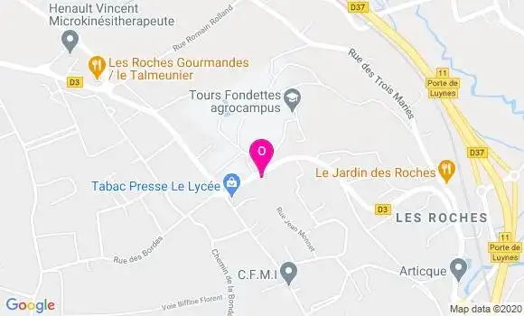 Localisation Eglantine Dumond