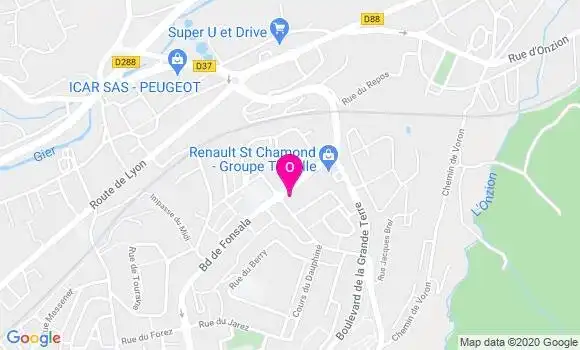 Localisation Lucille Blondet