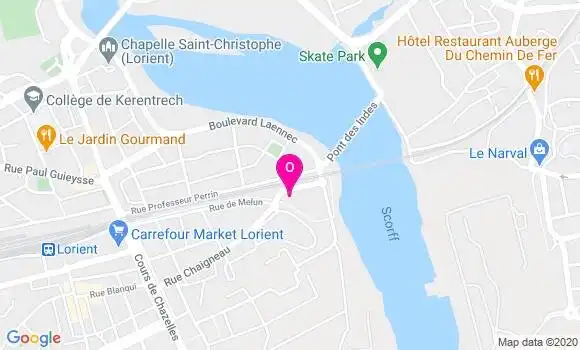 Localisation Viviane Broustal