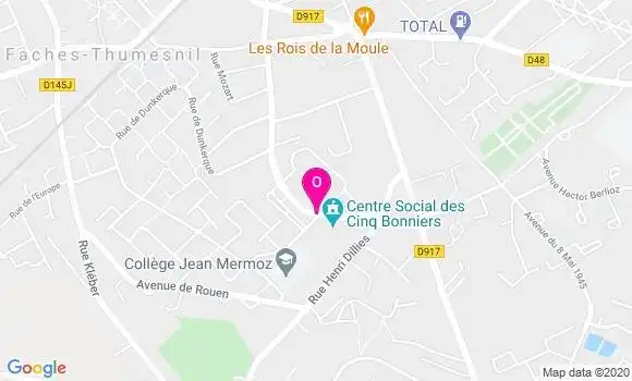 Localisation Laurine Baudin