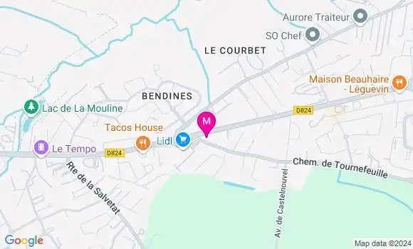 Localisation Laura Pinede