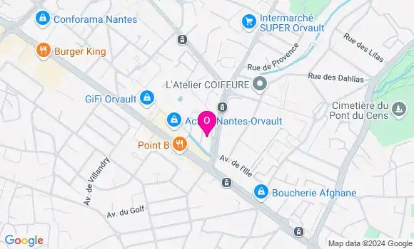 Localisation Bérénice Le Coz
