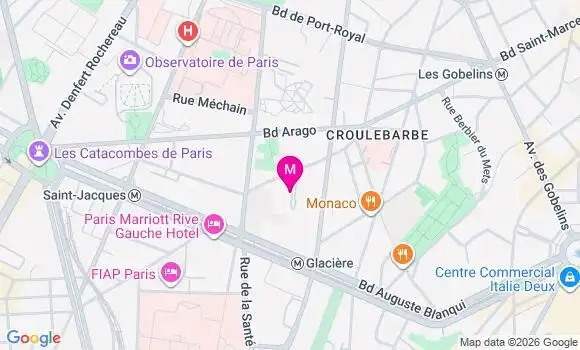 Localisation Chloe Moreau