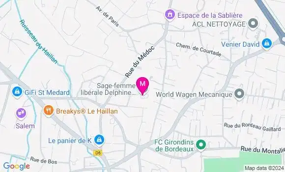 Localisation Chloe Dadillon