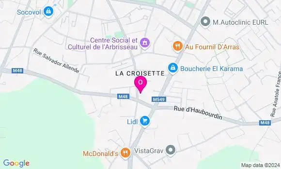 Localisation Candice Pocholle