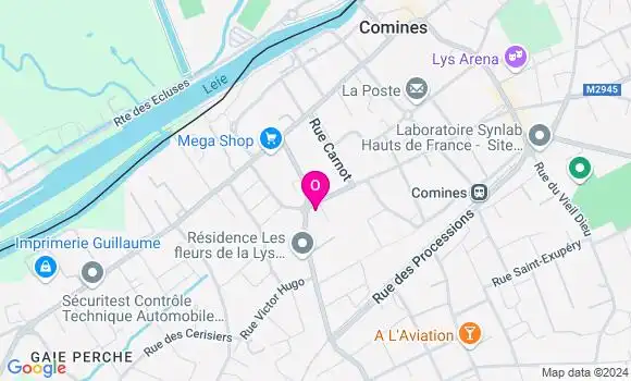 Localisation Juliette Buchou