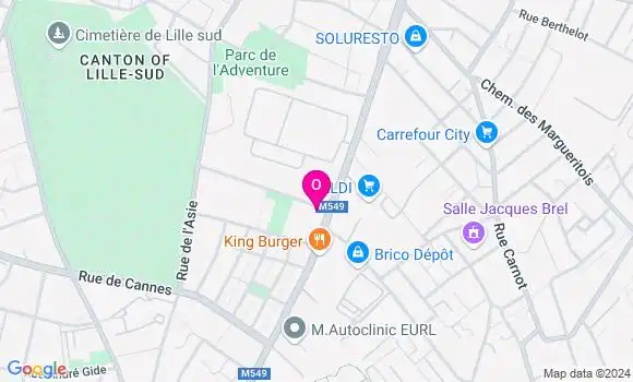 Localisation Bertille Locqueville