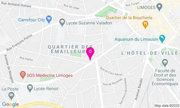Localisation Isabelle Vincent