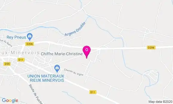 Localisation Marie Christine Chiffre