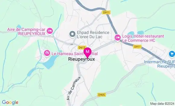 Localisation Justine Pouget