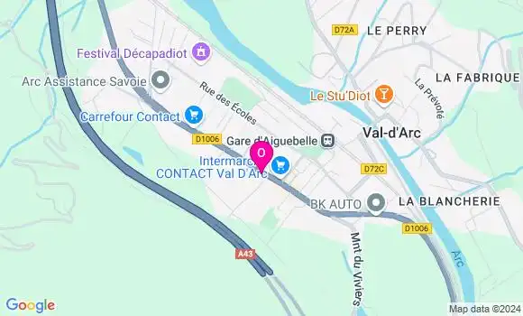 Localisation Cyrielle Manetti