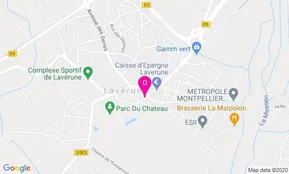 Localisation Justine Faure