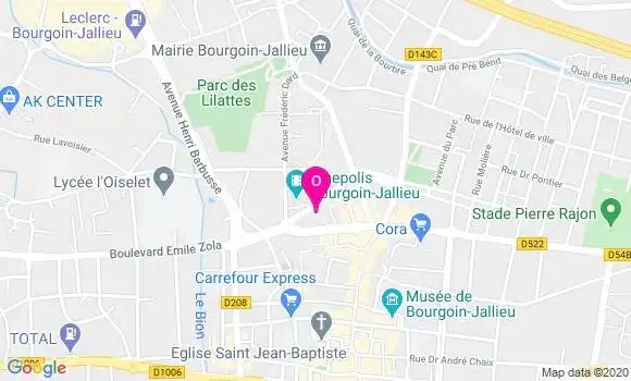 Localisation Odile Gromek