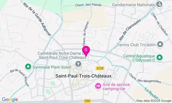 Localisation Julie Bossu