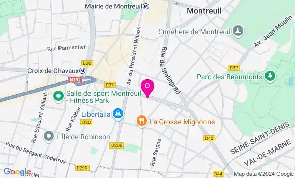 Localisation Murielle Bessis