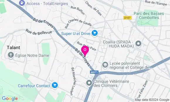 Localisation Louise Anne Estivalet