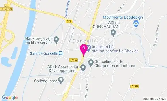 Localisation Isabelle Liesenfelt