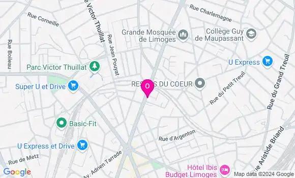 Localisation Justine Garraud
