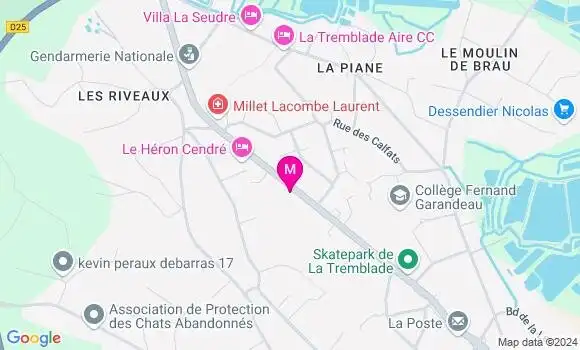 Localisation Clemence Boutet