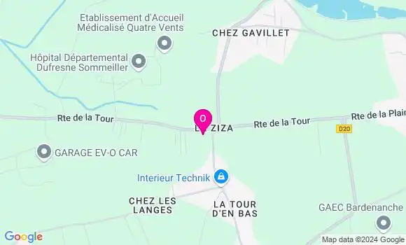 Localisation Sandra Delordre