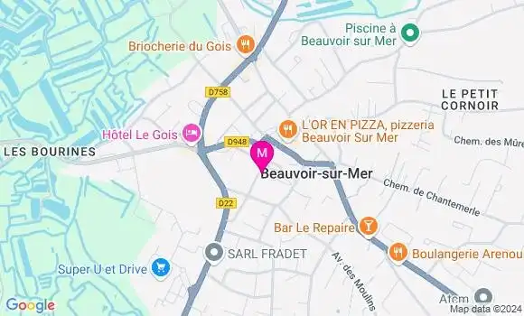 Localisation Clelia Bourreau
