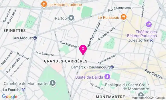 Localisation Margaux Perez
