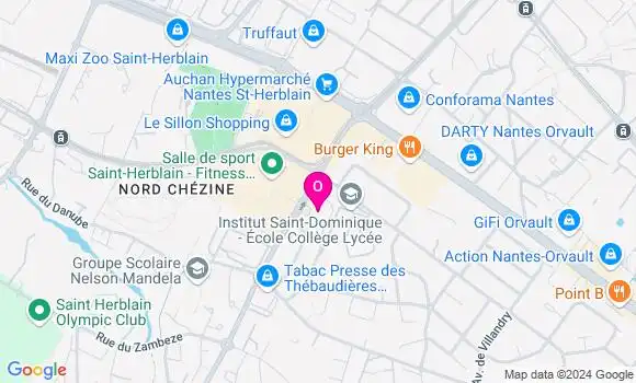 Localisation Justine Leparoux