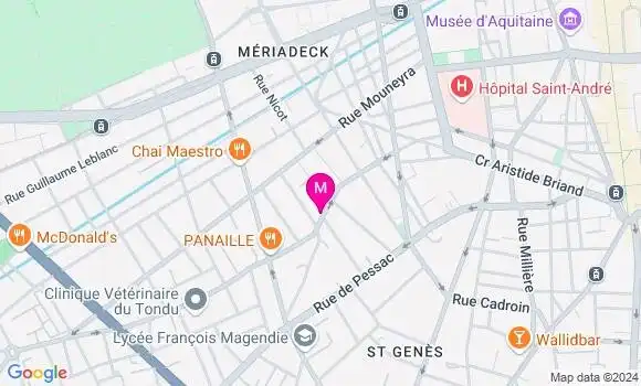 Localisation Hortense Cugnet