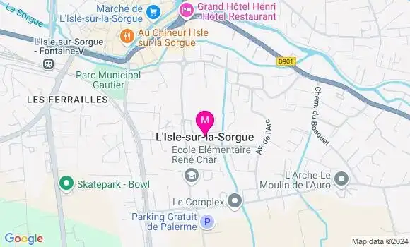 Localisation Sabine Resenterra