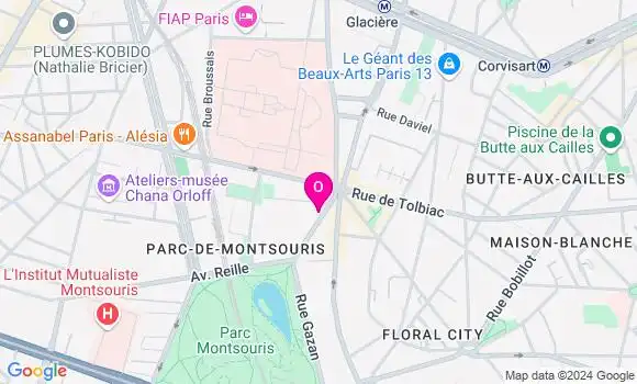 Localisation Odile Panthout