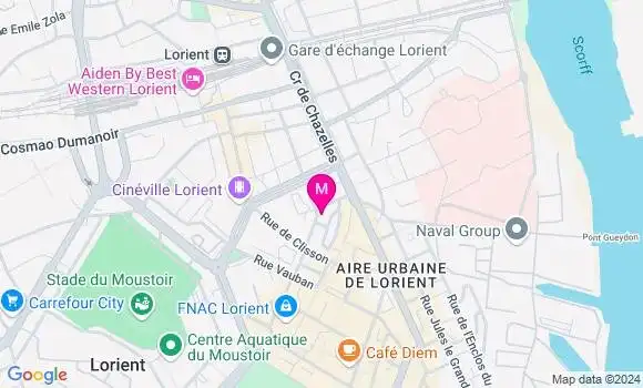 Localisation Fanny Le Delliou