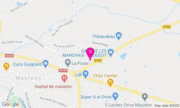 Localisation Lucie Lagrange Caron
