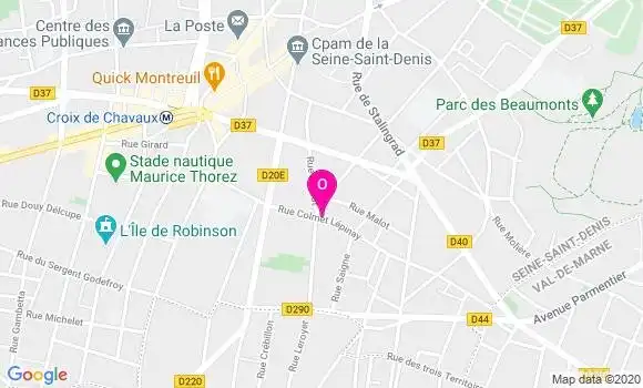 Localisation Genevieve Hermer Touretz